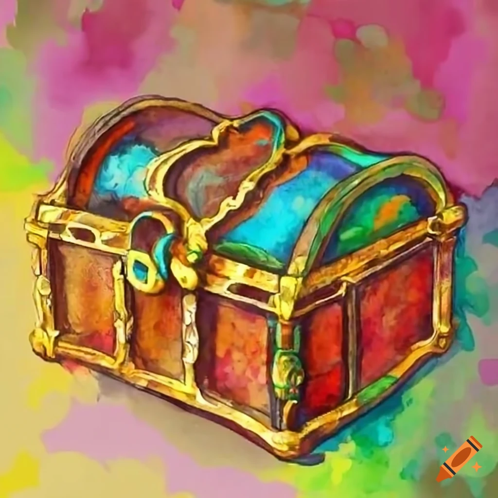 Treasure room chest on Craiyon