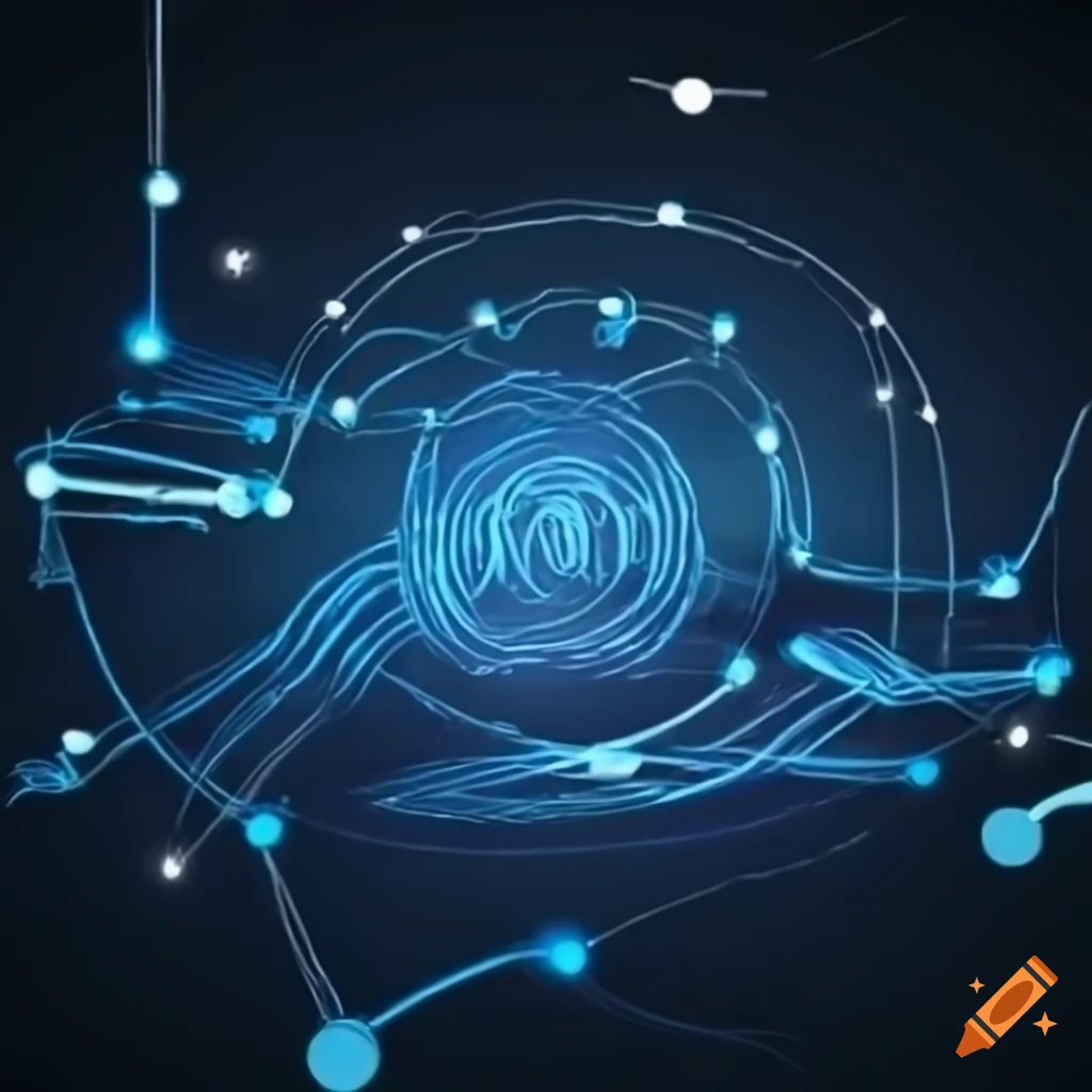 ultra realistic depiction of TCP/IP network connections