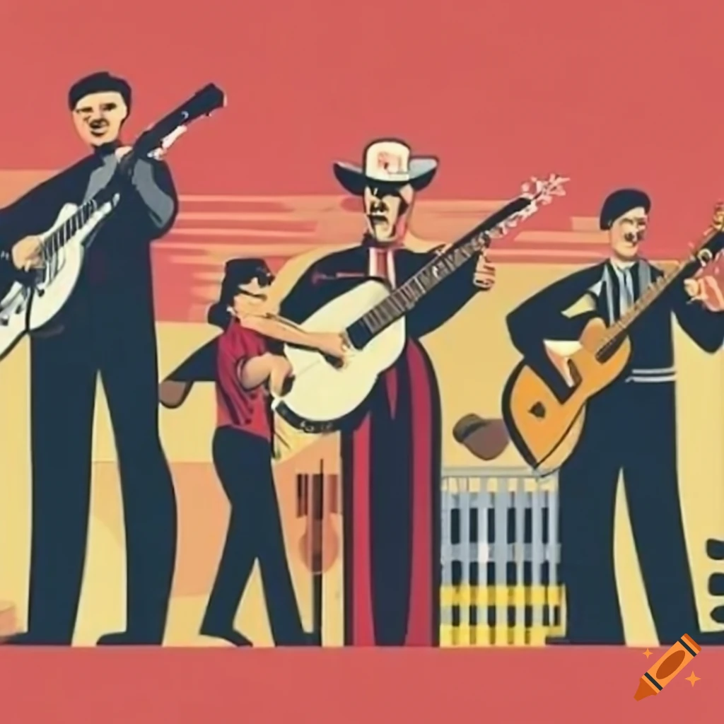 vintage country music band performing at the Grand Ole Opry