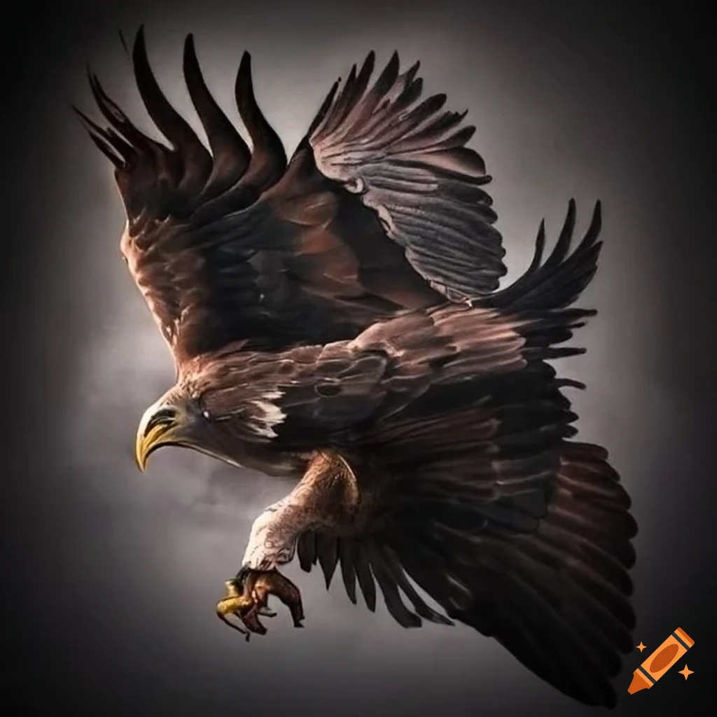 Half sleeve eagle Mountains tattoo by doristattoo on DeviantArt