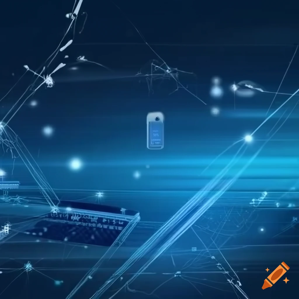 ultra realistic depiction of TCP/IP network connections