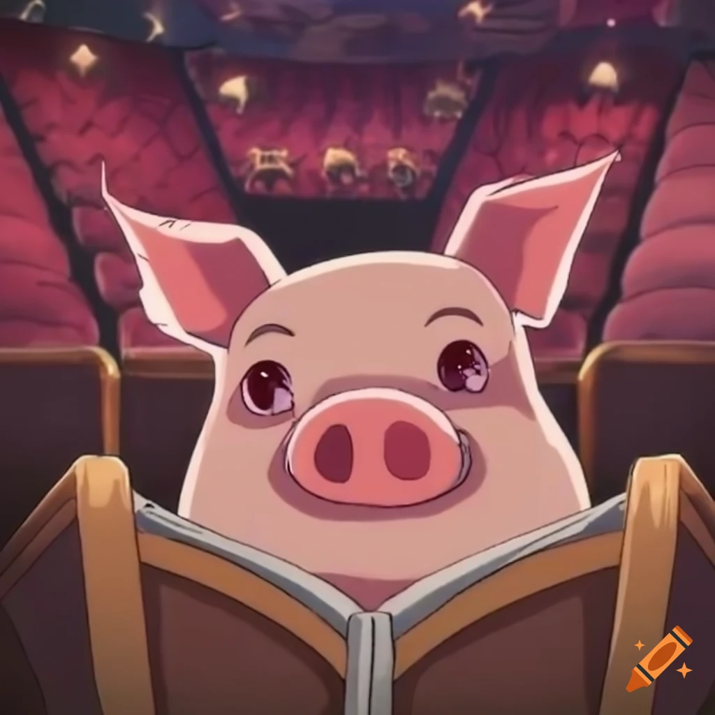 SUPER PIG! by Ry-Spirit on DeviantArt | Pig drawing, Anime, Old anime