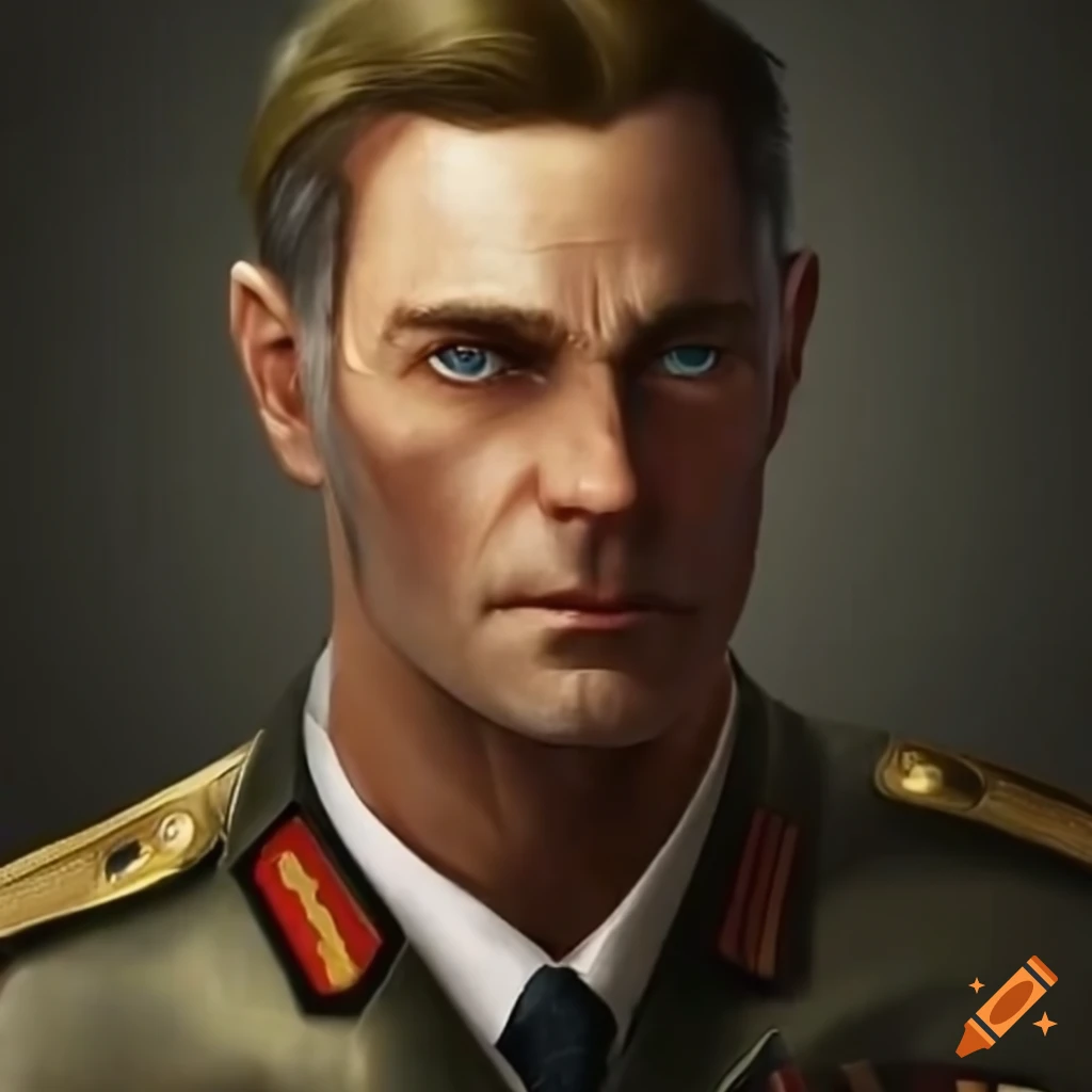 picture of a stern-looking army general