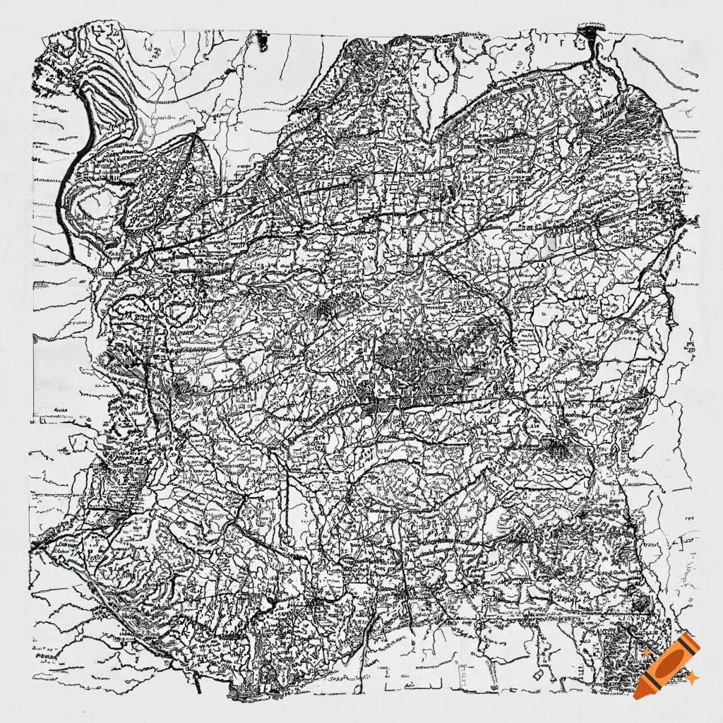 Map of the balkans region on craiyon