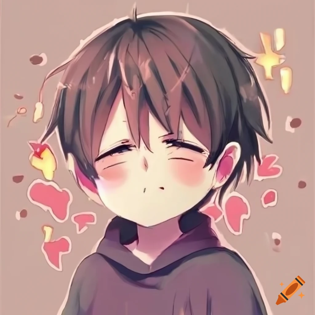 My Art - Blushing Anime boy - Wattpad