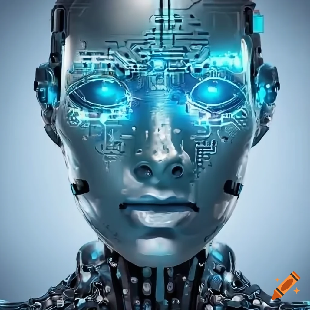 Digital artwork representing artificial intelligence on Craiyon