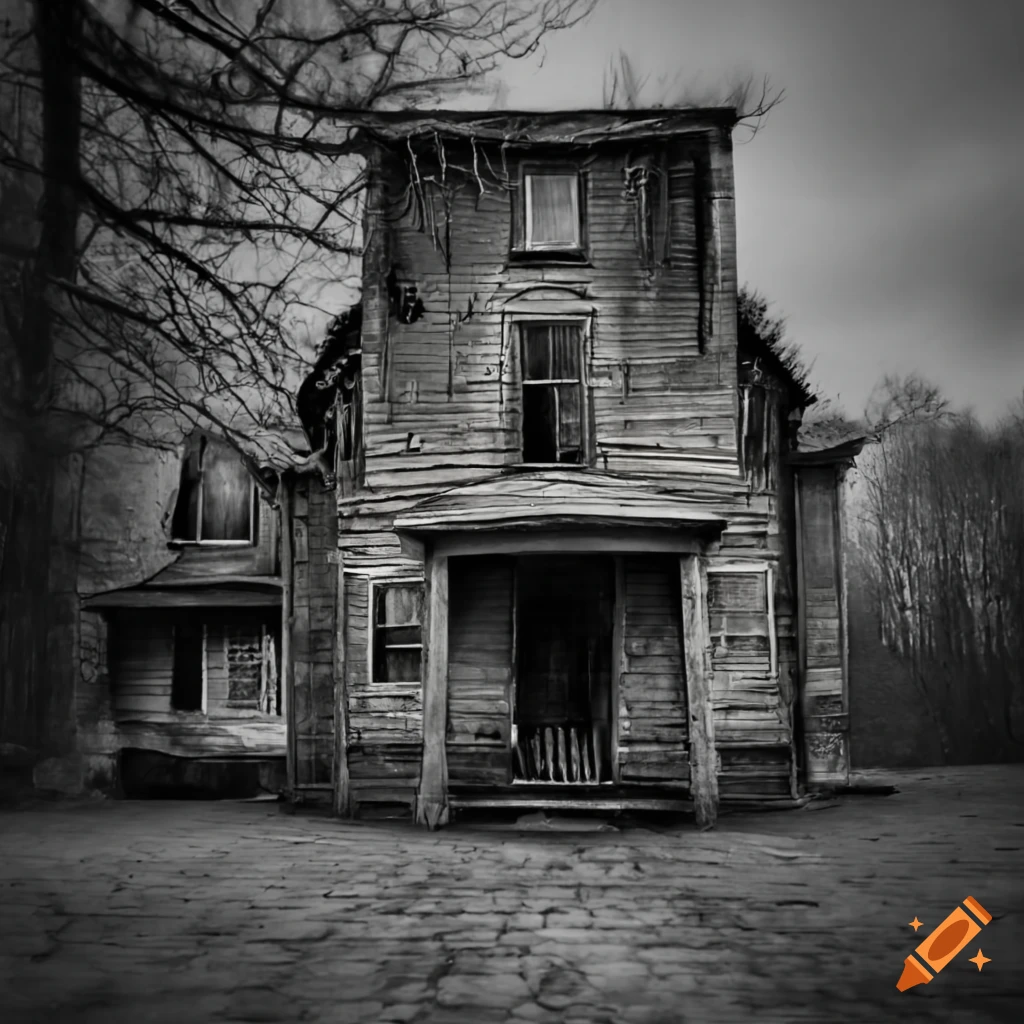spooky haunted house