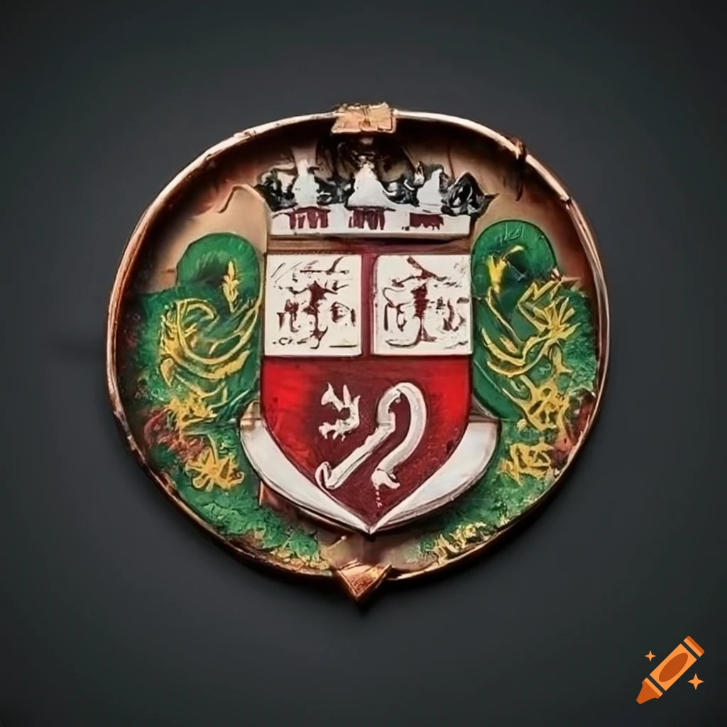 Crest badge for schwarzberg football team from bavaria, germany