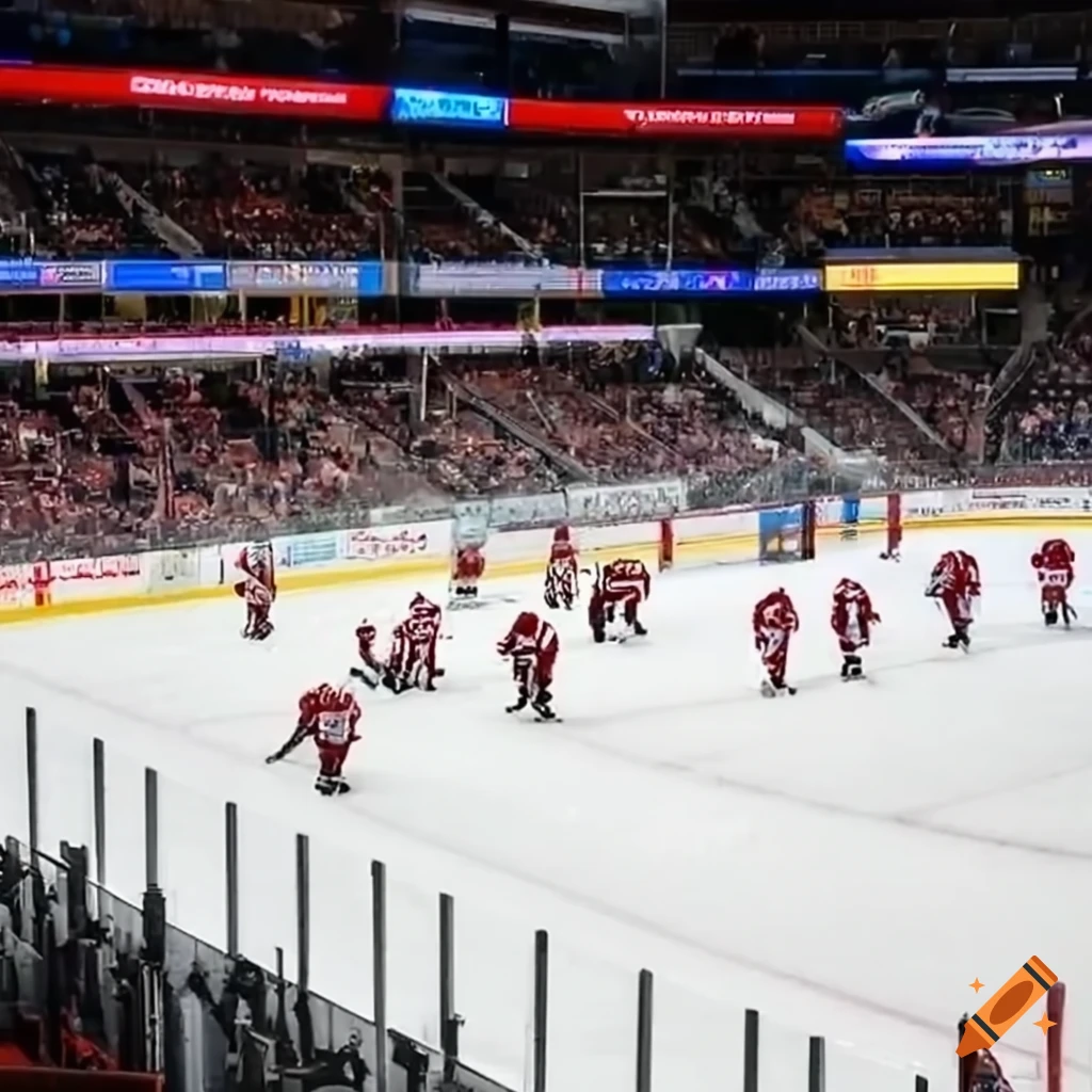 image of an ice hockey stadium