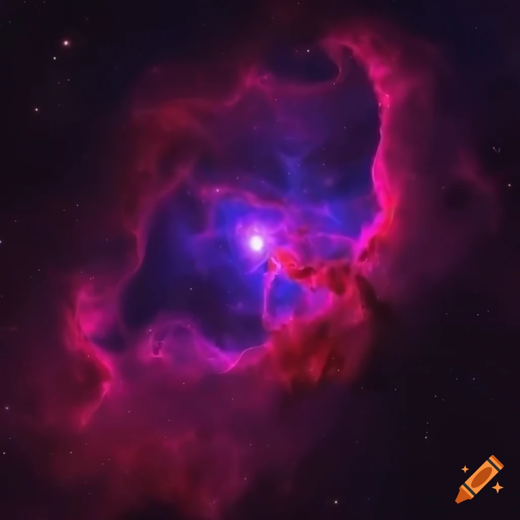 nebula artwork blending with cosmos