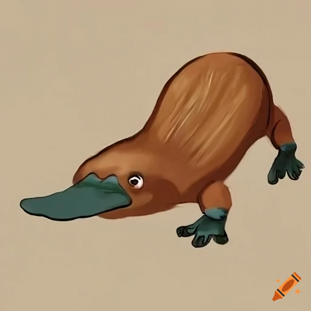 photo of a platypus
