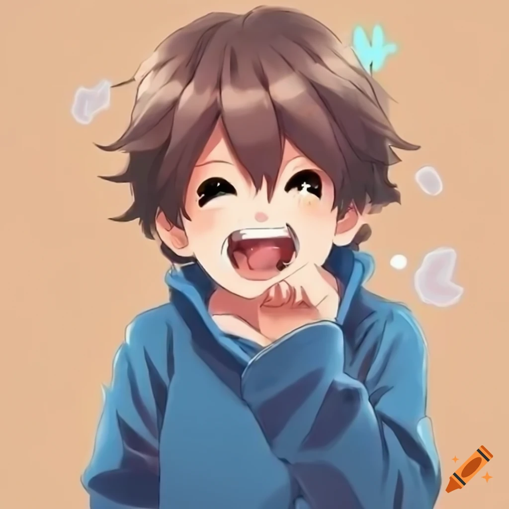 Happy Anime Head - Cute Adorable Face