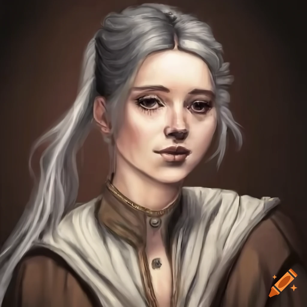 Portrait Of A 16 Year Old Female In Medieval Attire