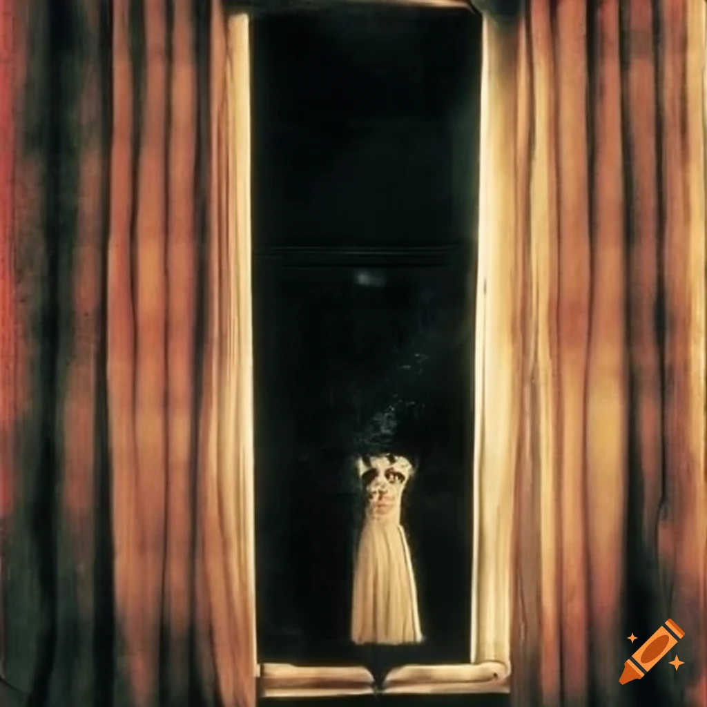 poster of a horror film titled "View from the window"