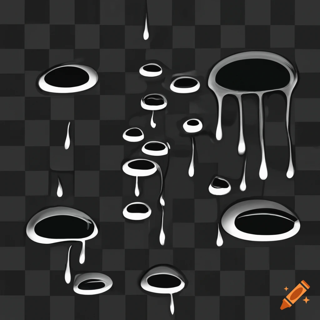 abstract image of liquid dripping