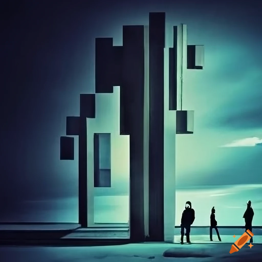 brutalist art and architecture