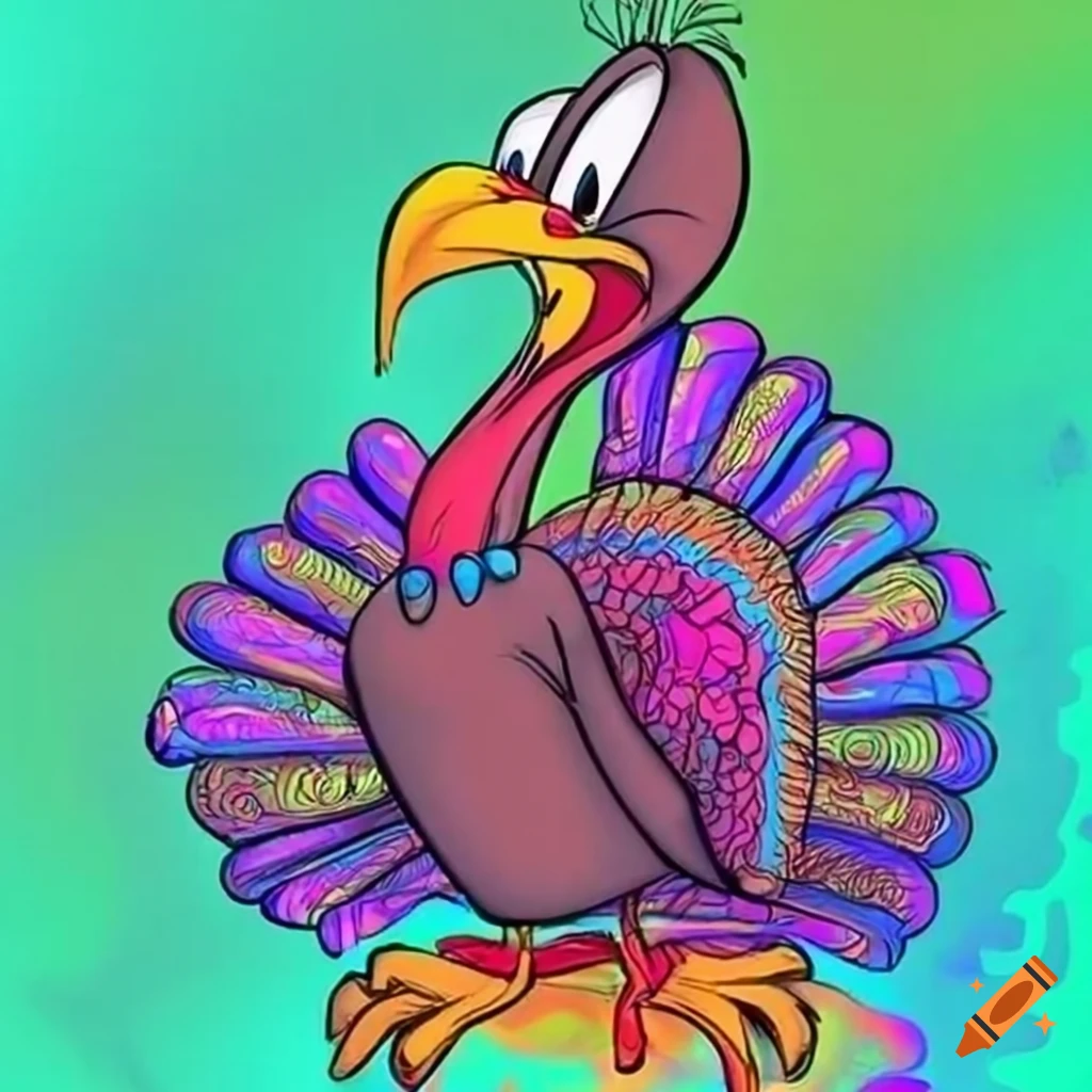 Thanksgiving Turkey Pattern Cute Leggings for Women, Thanksgiving