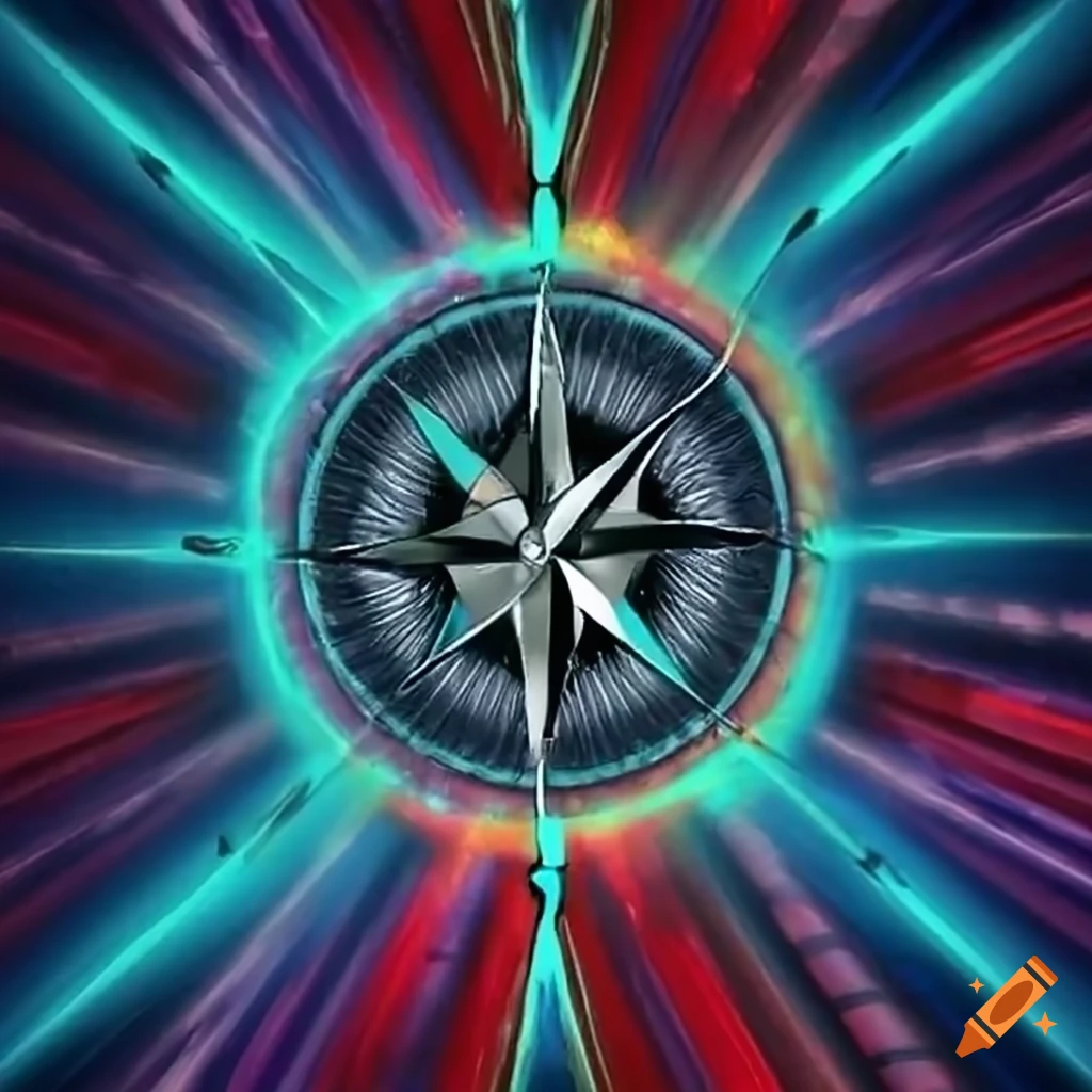Warp point compass illustration