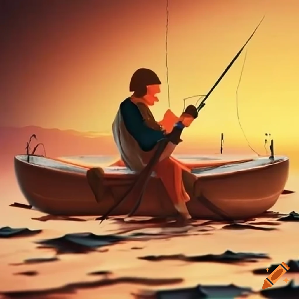 Illustration of fishing servers on Craiyon