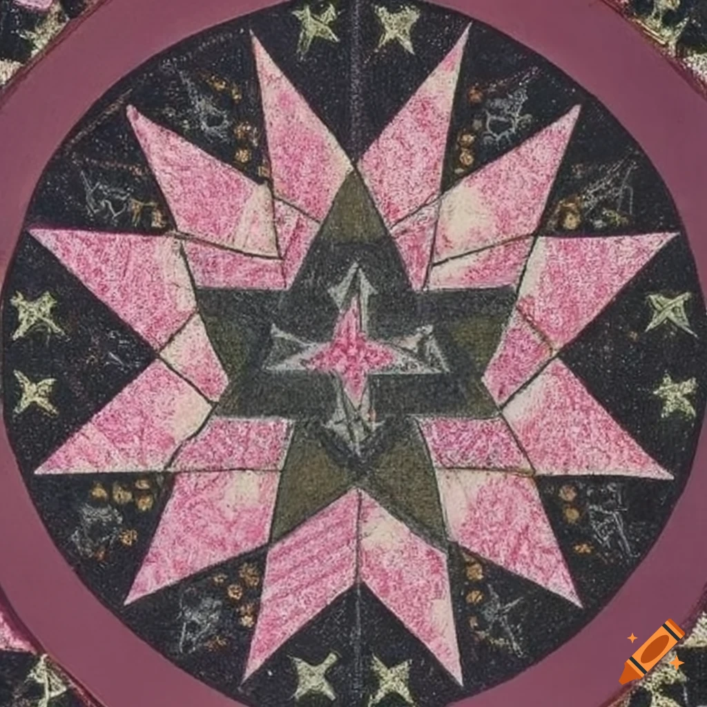 Image of a seven-pointed star on Craiyon