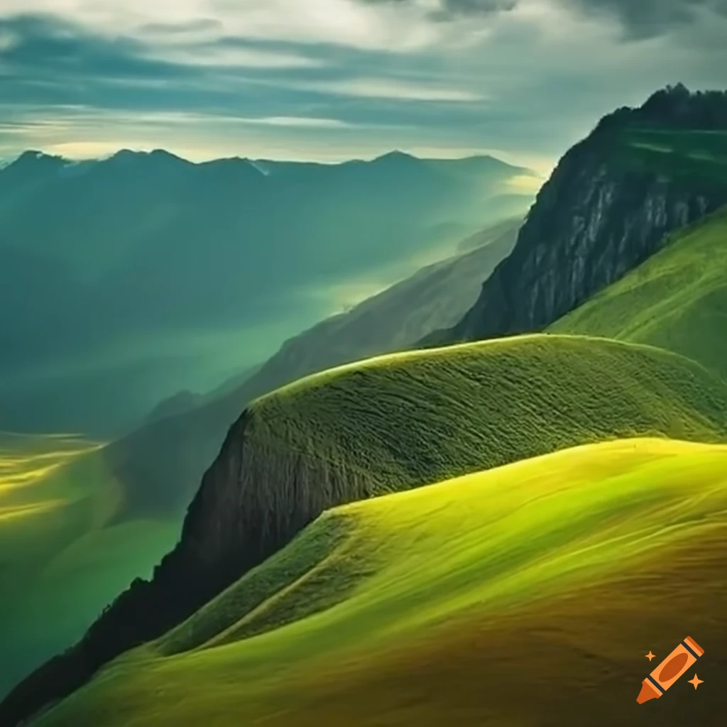 scenic view of houses on hills