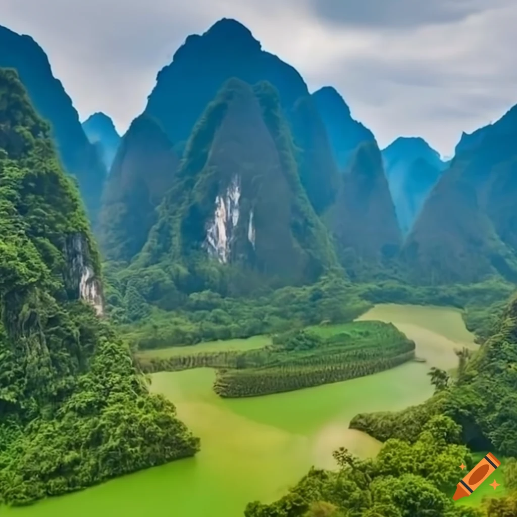 Scenic View Of Cao Bang Vietnam scenic-view-of-cao-bang-vietnam