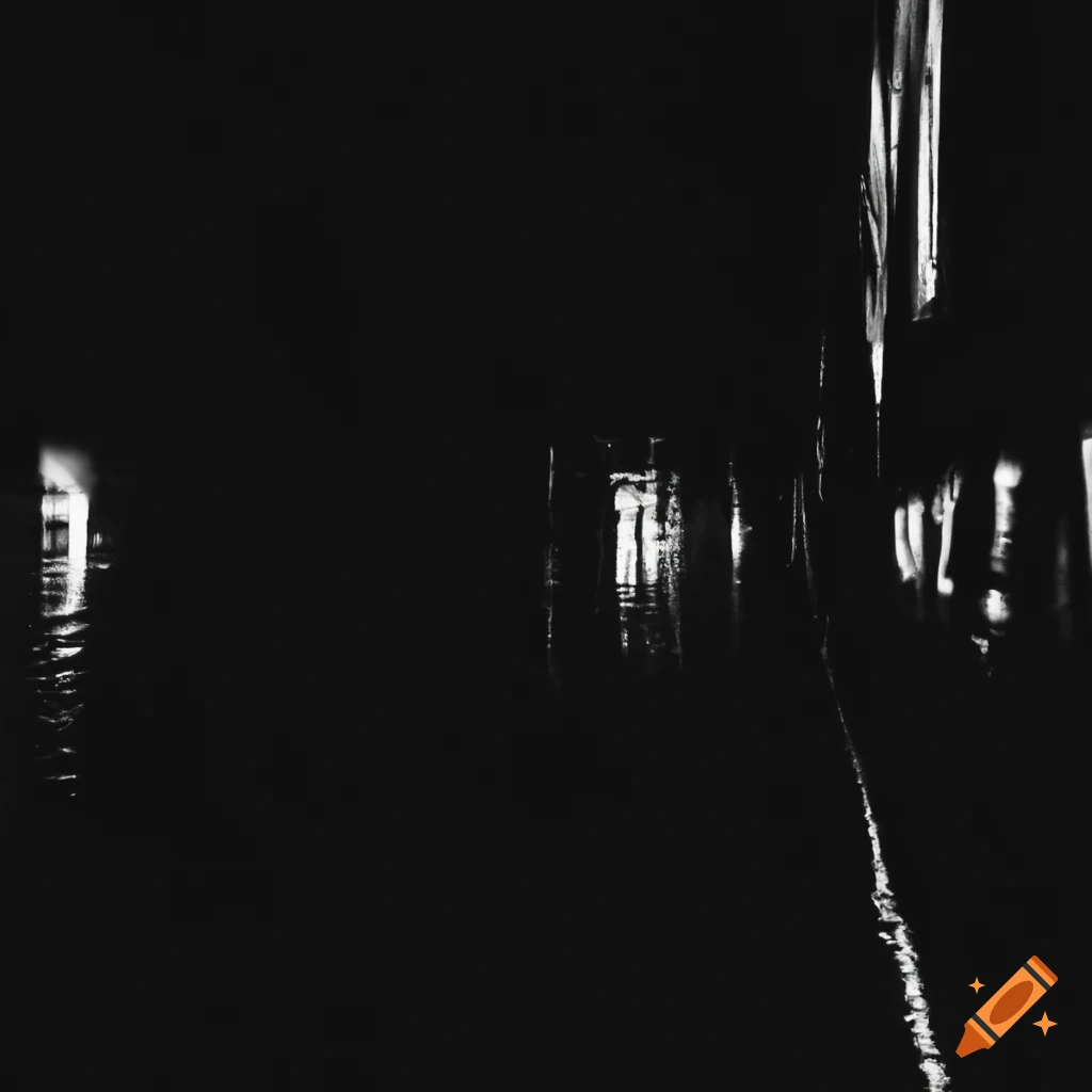 black and white abstract image