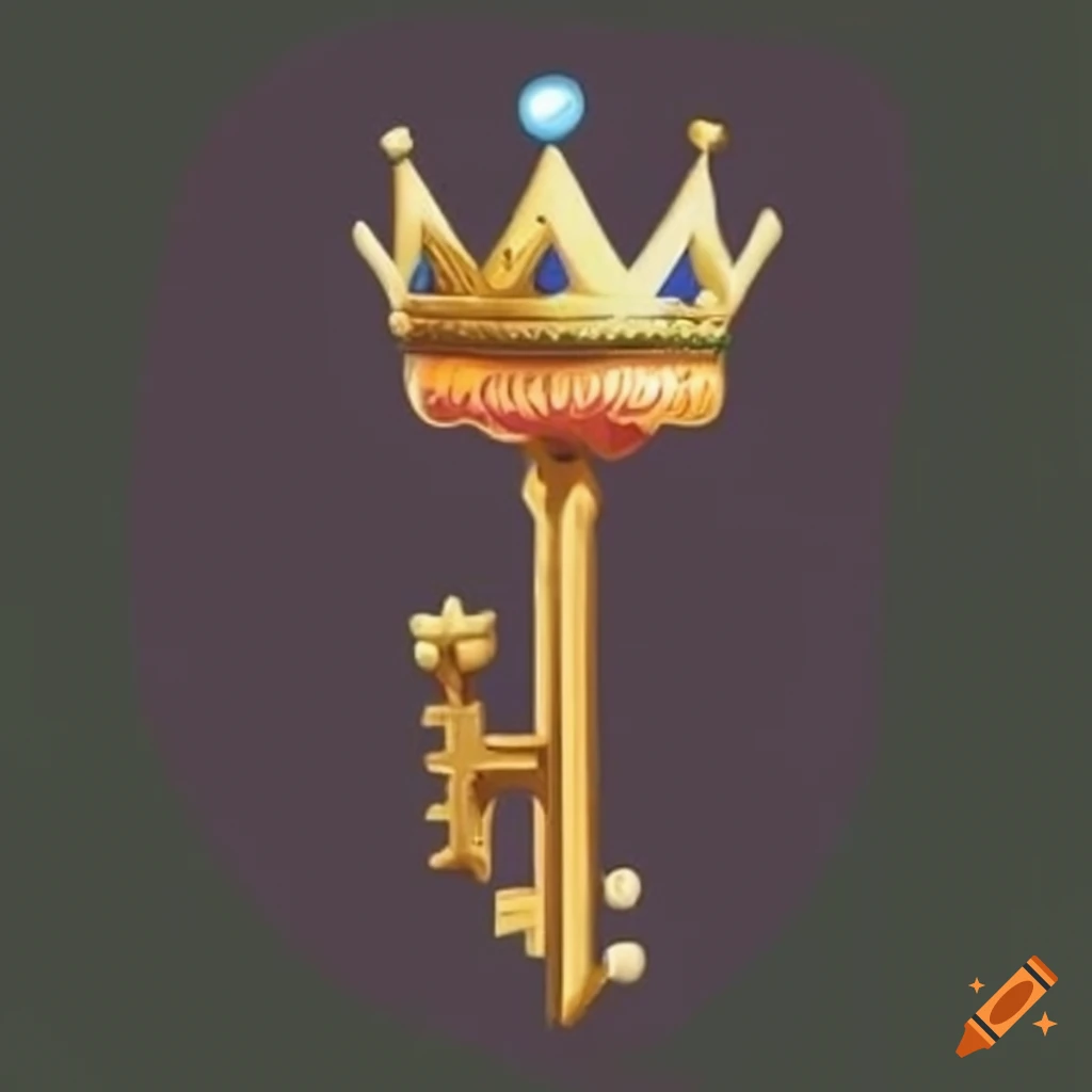 key with a crown