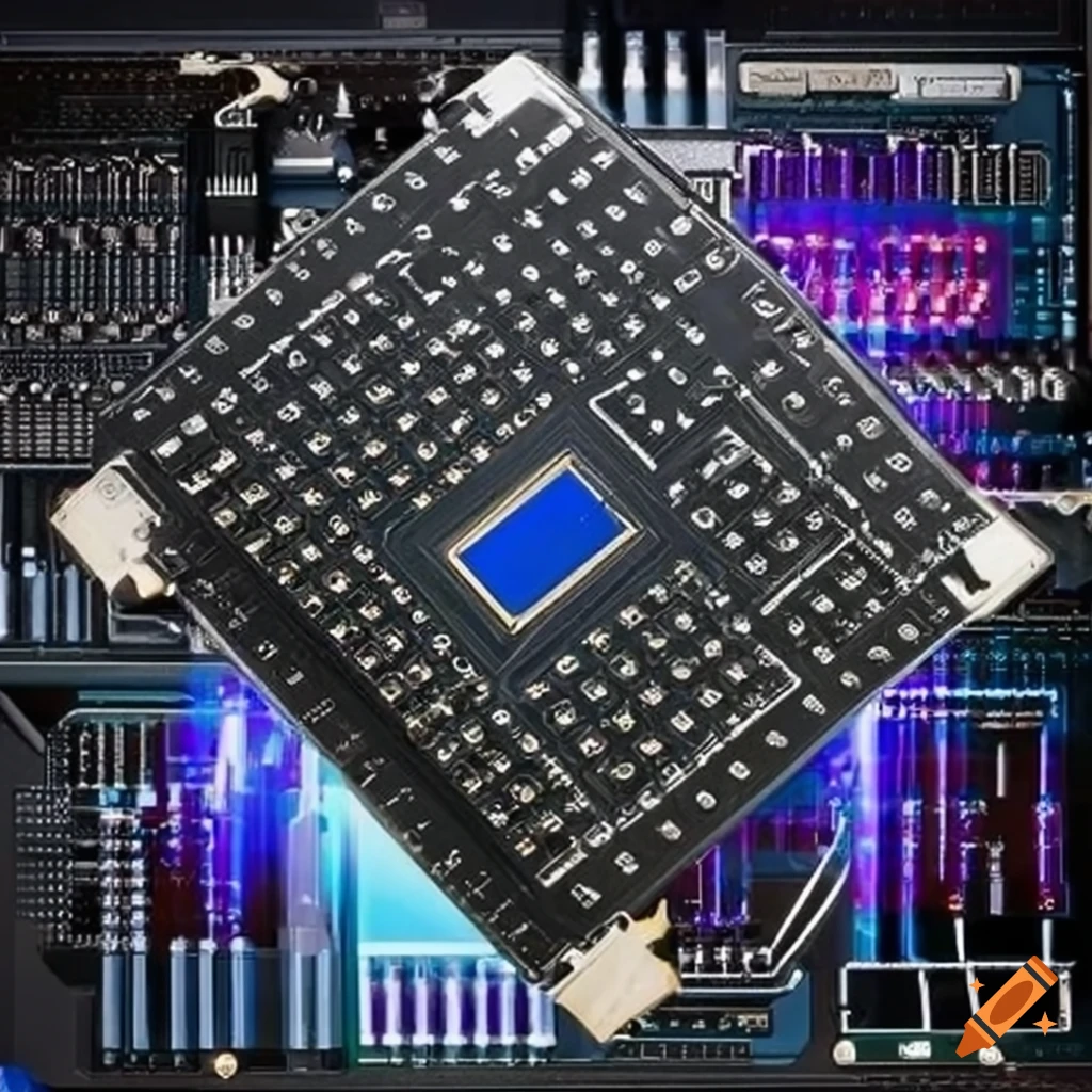Image of a Core i9 processor on Craiyon