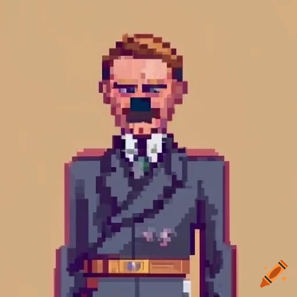 Hitler 2 Pixel Art Maker vrogue.co