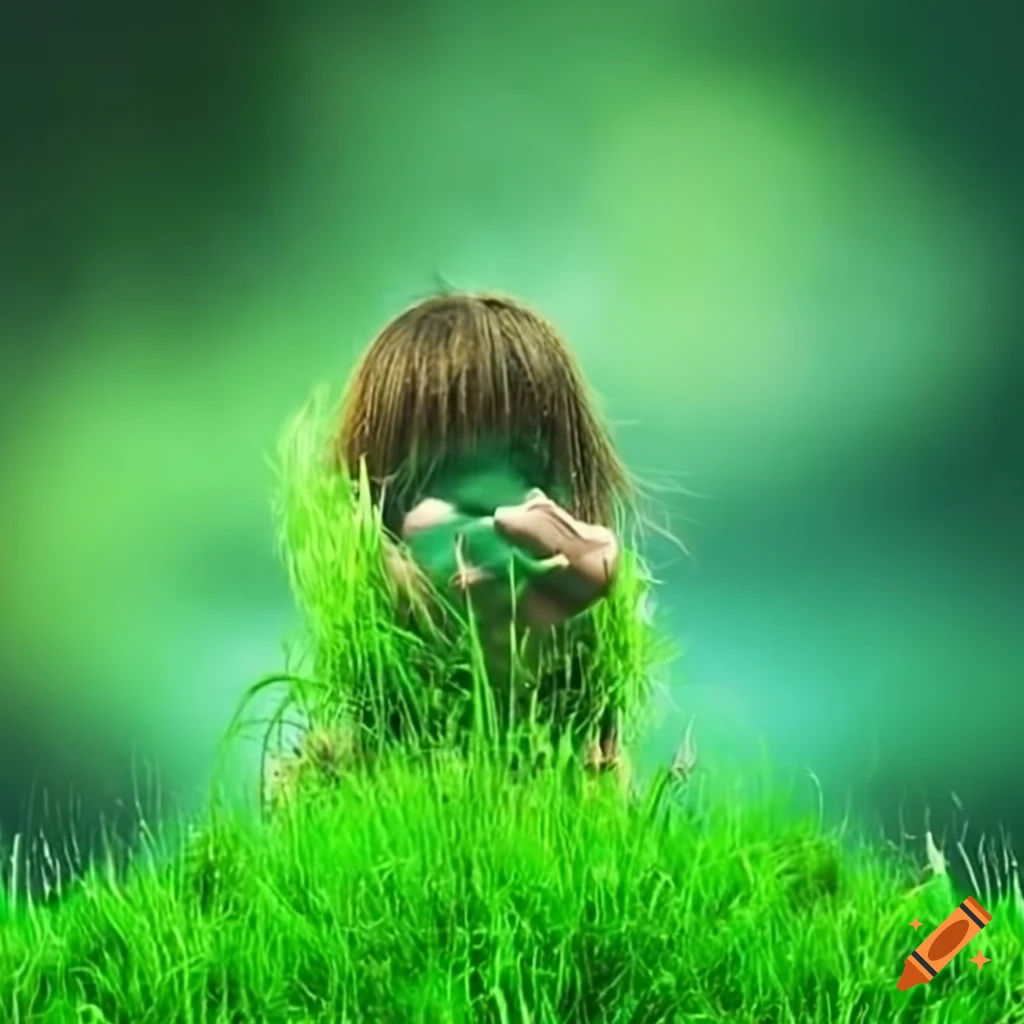 green grass in a natural setting