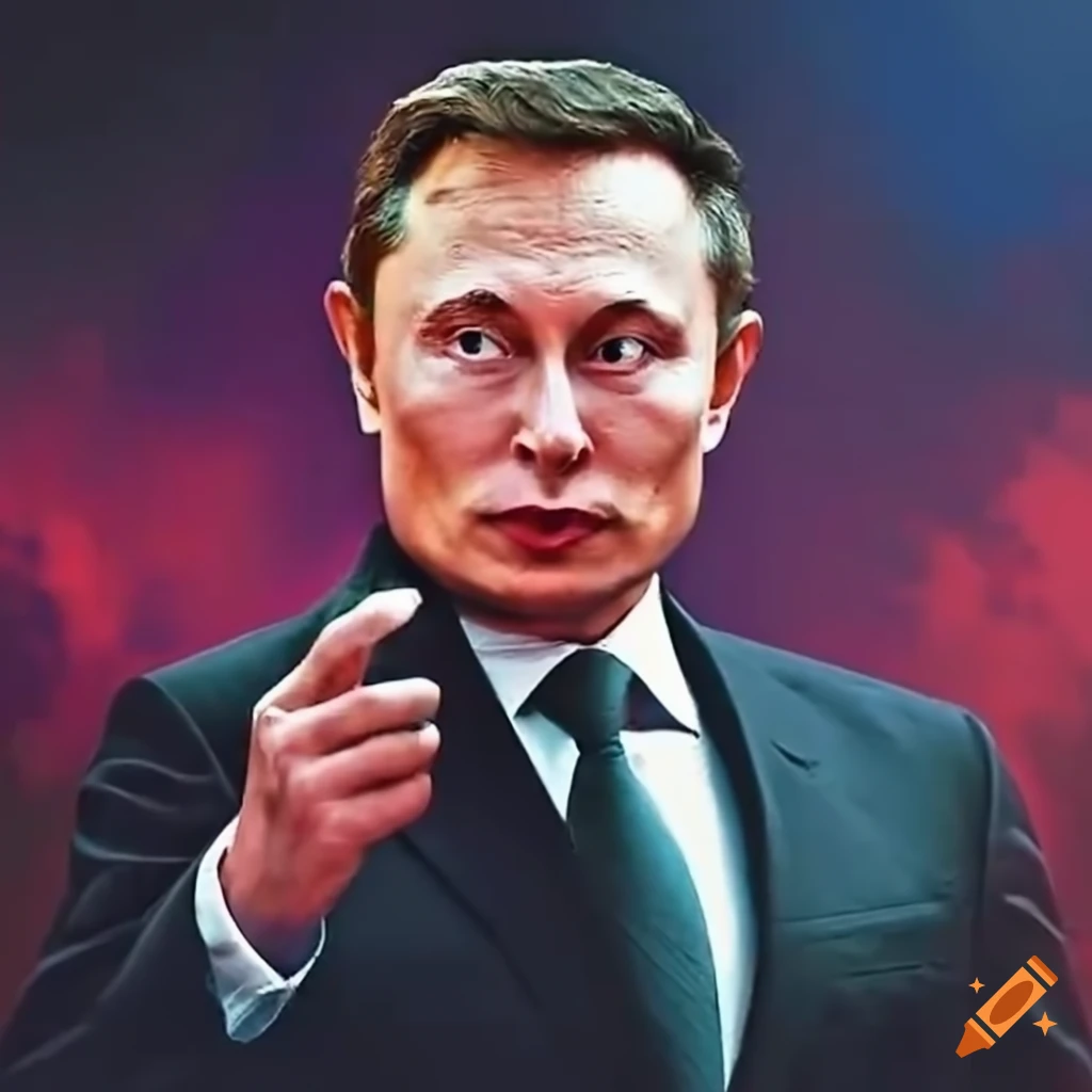 mashup of Elon Musk and Vladimir Putin