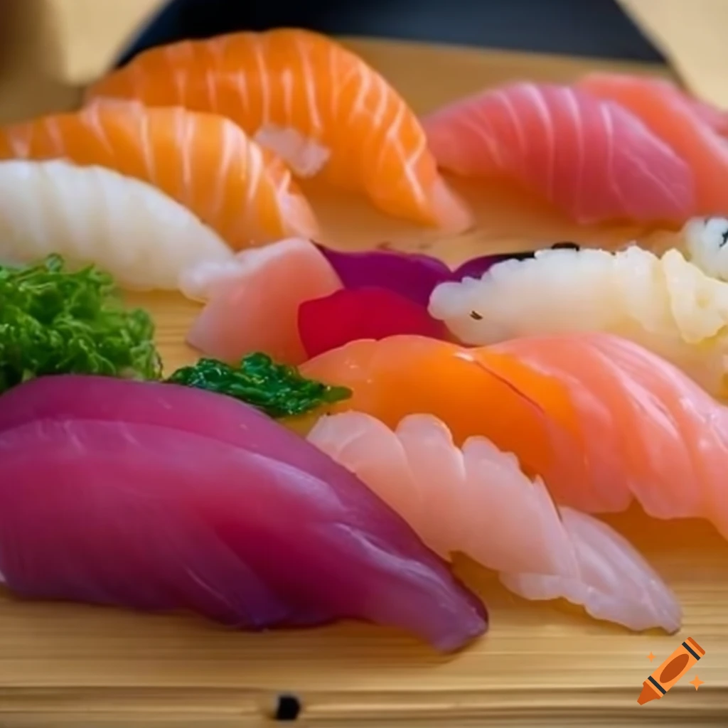 giant platter of nigiri sushi