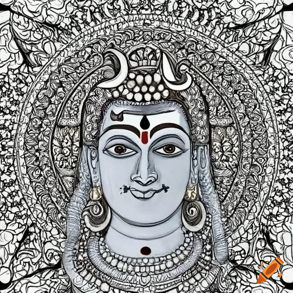 Drawing Lord Shiva | Concept Art and Realistic Sketch