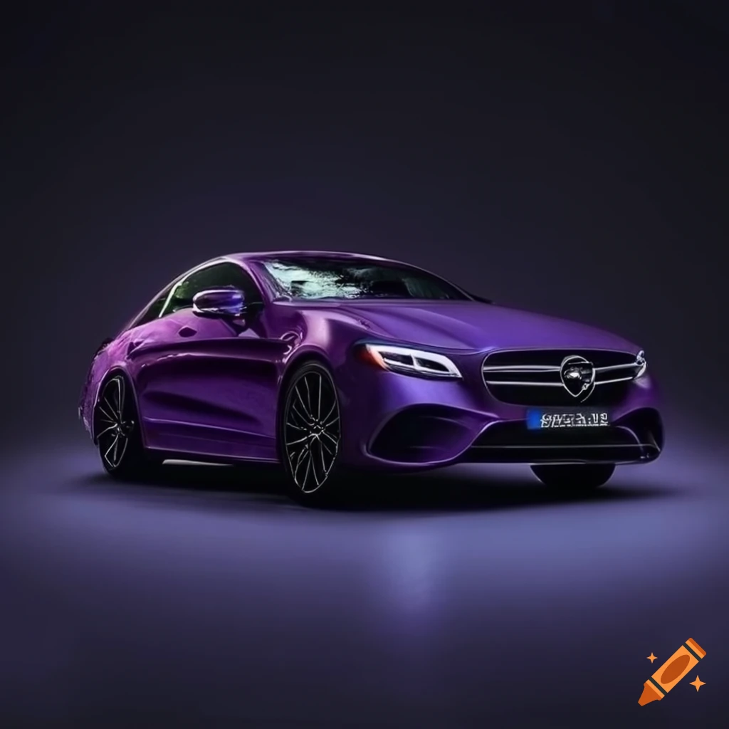 dark purple Mercedes-Benz CLS 2018