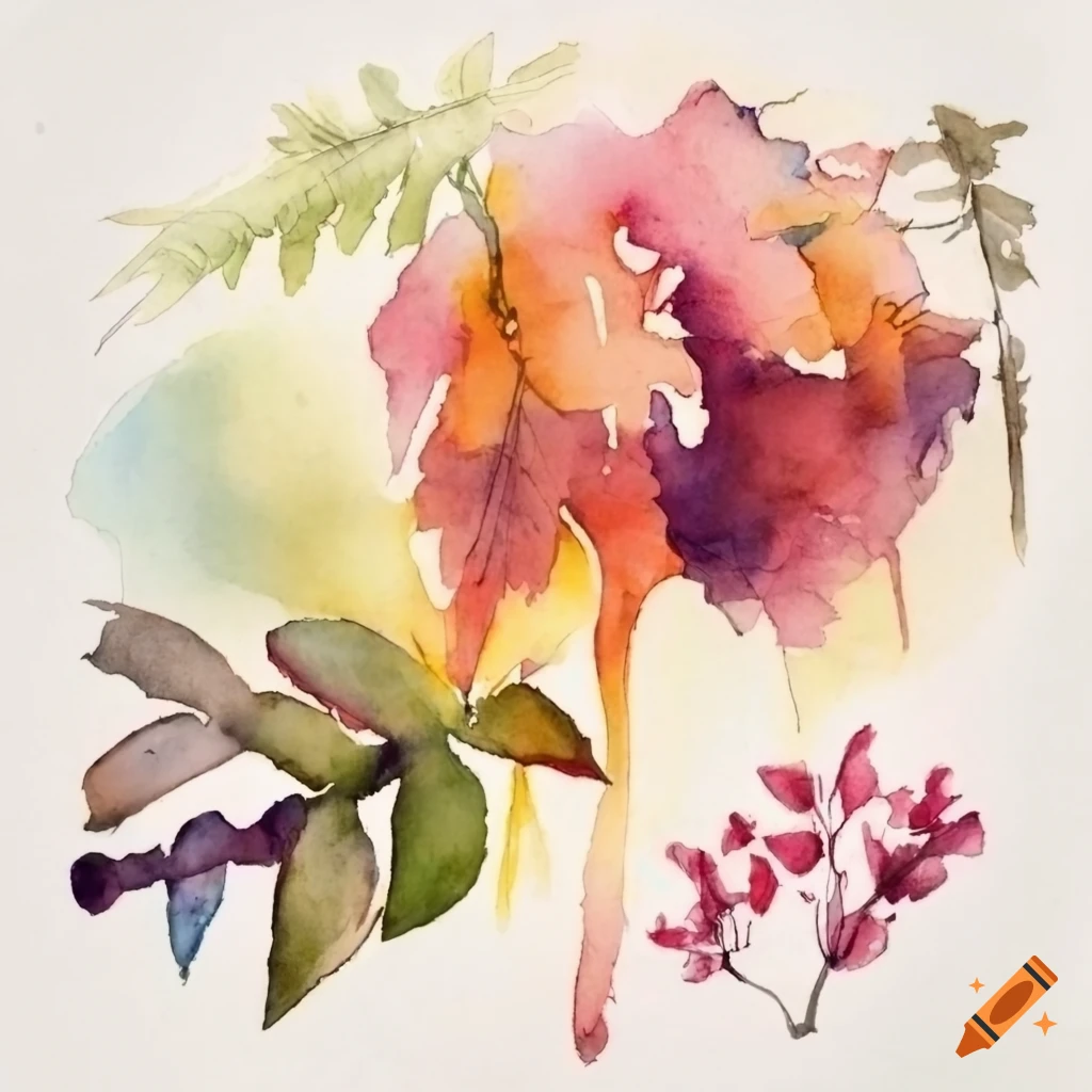 botanical watercolor painting