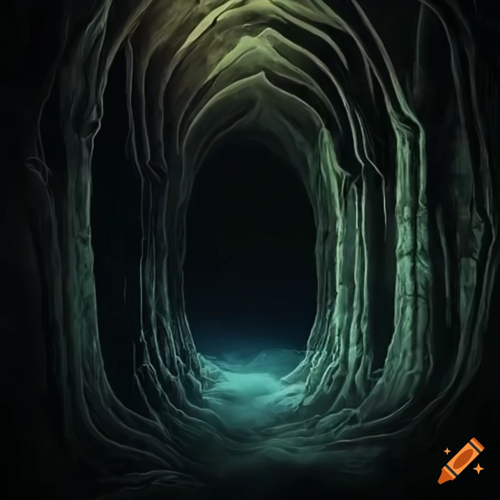 image of a dark cave