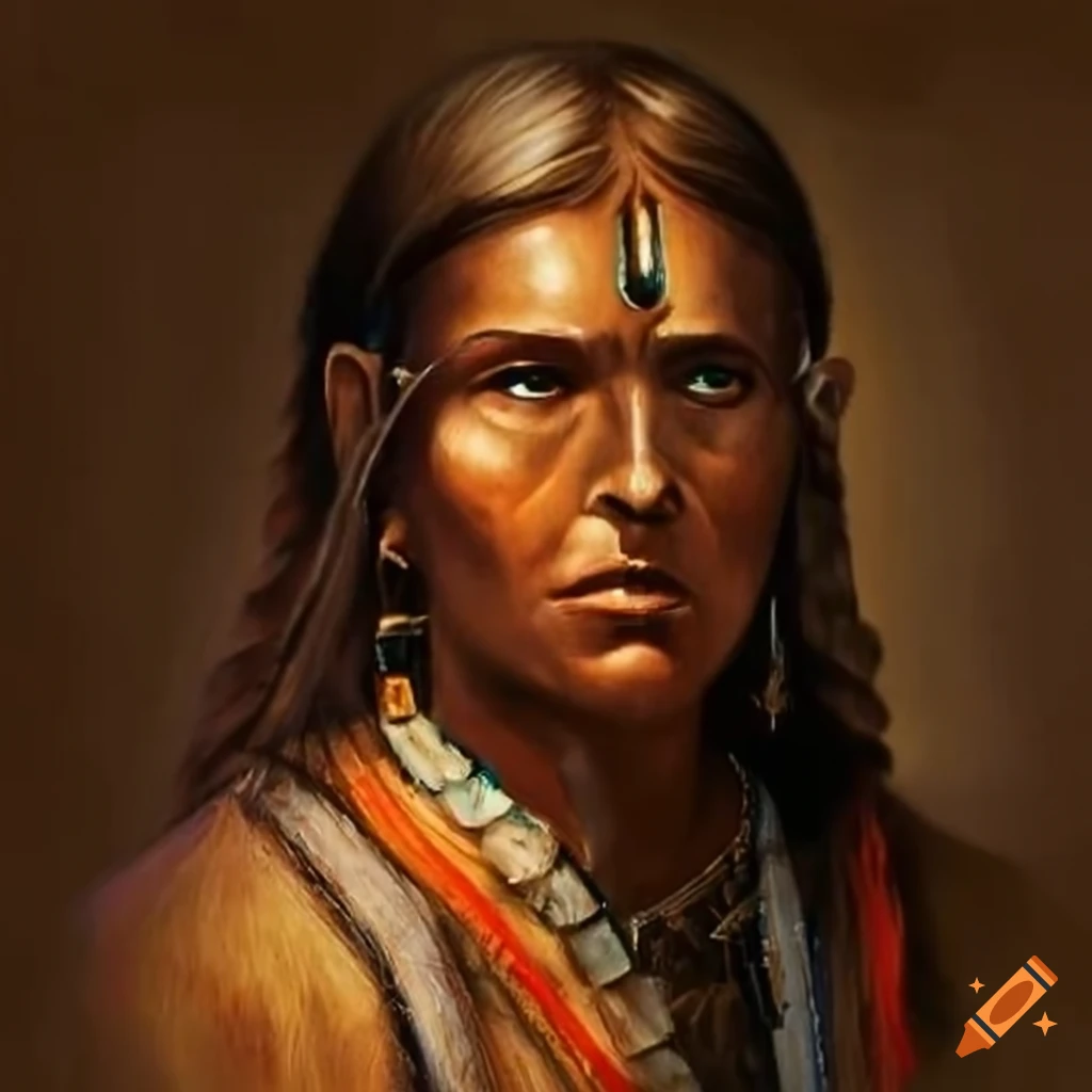 Portrait Of A Native American Priest