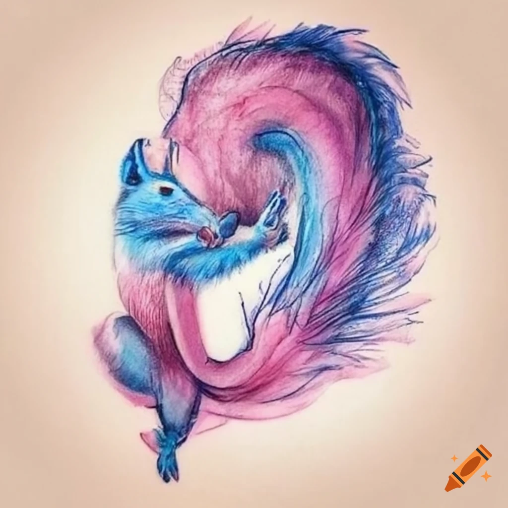 10 Squirrel Tattoo Designs
