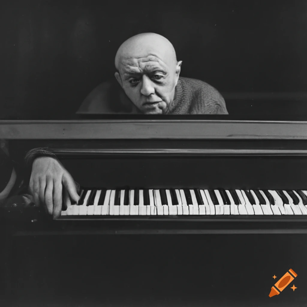 Image of sviatoslav richter playing piano on Craiyon