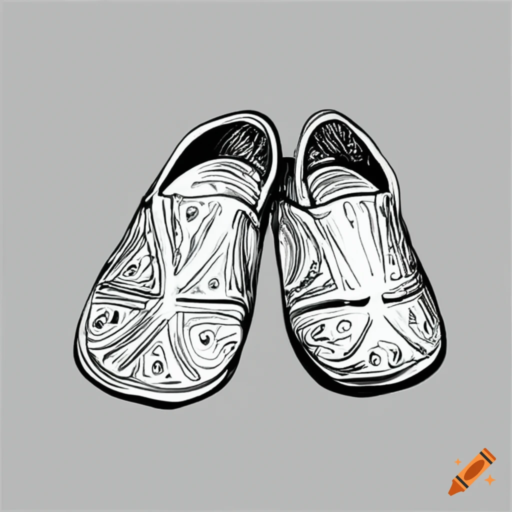 3. Article of Clothing | Shoes drawing, Drawing artwork, Cool art drawings