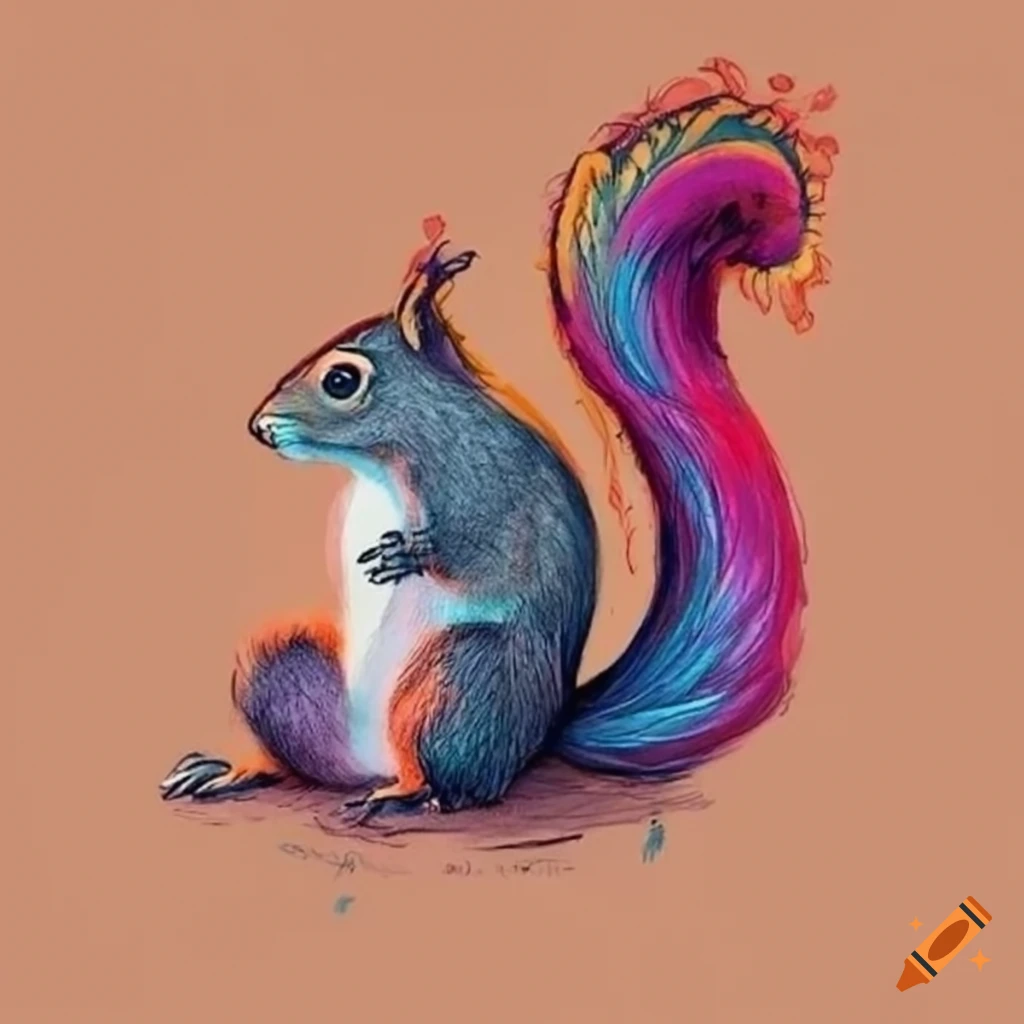 Aggregate 168+ watercolor squirrel tattoo super hot