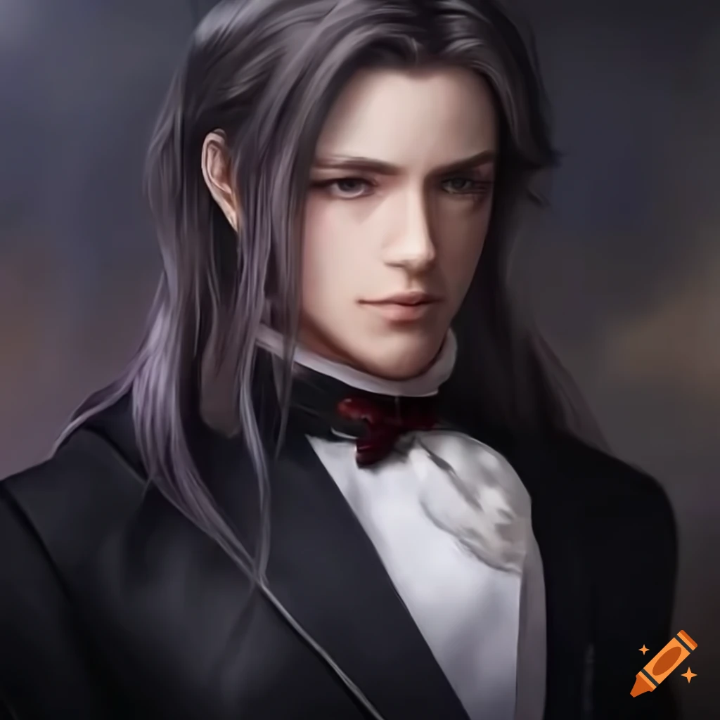 Portrait Of A Regally Dressed Butler From Fire Emblem portrait-of-a-regally-dressed-butler-from-fire-emblem