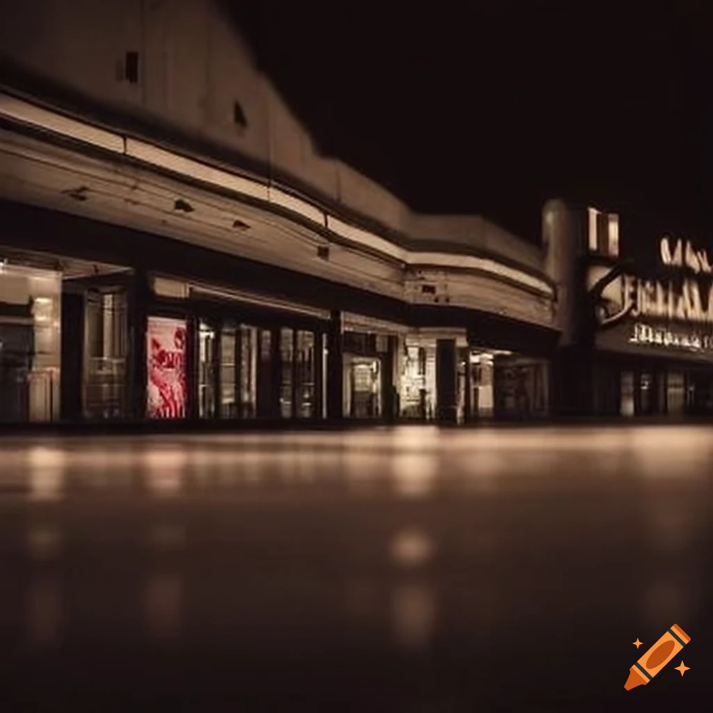 strip mall in a desolate setting