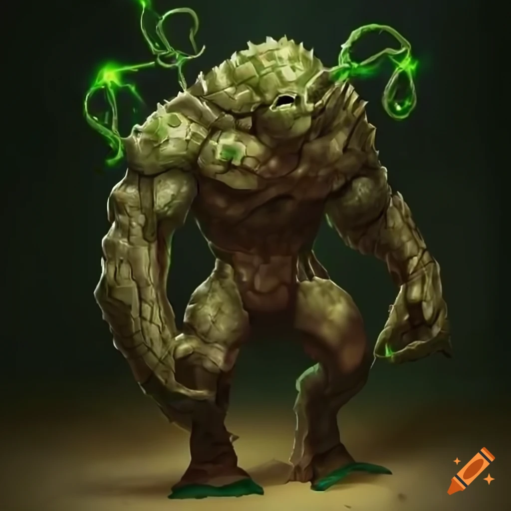 image of a fantasy vine golem