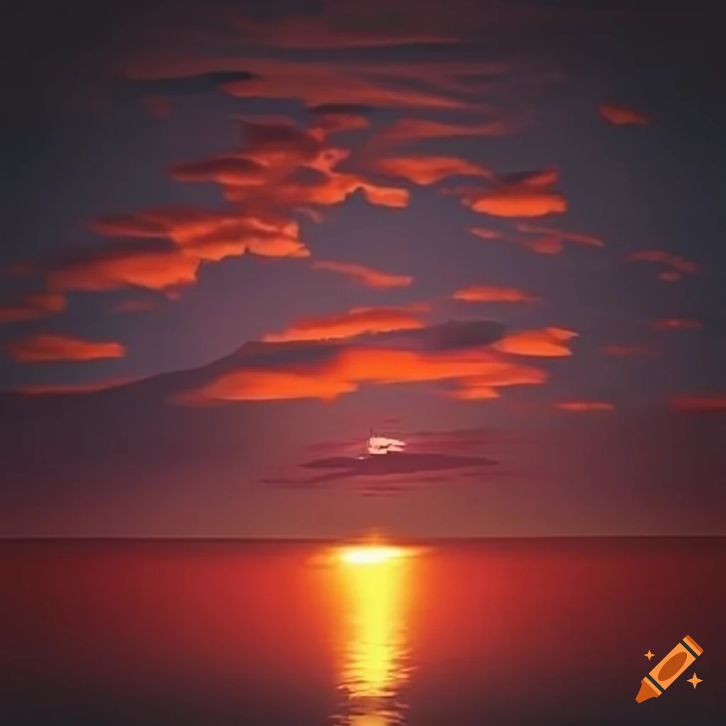 beautiful dusk scenery