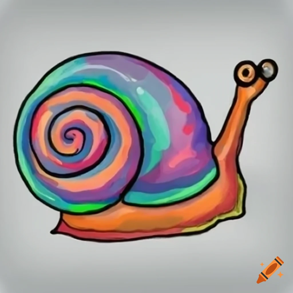 Snail Colouring Image | Free Colouring Book for Children – Monkey Pen Store