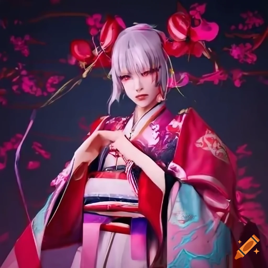 Magical Girl From I Am Magicami In Traditional Japanese Dress On Craiyon