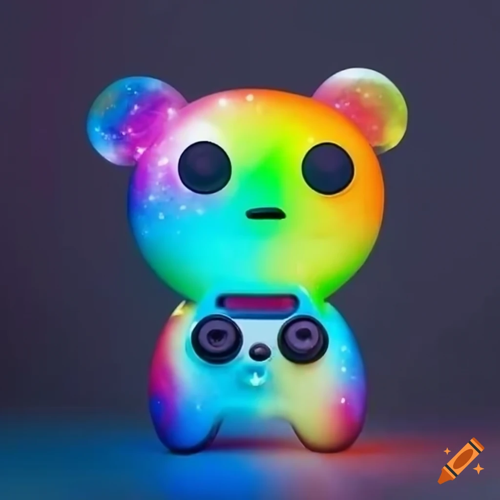 animal-holding-video-game-controller-in-led-galaxy