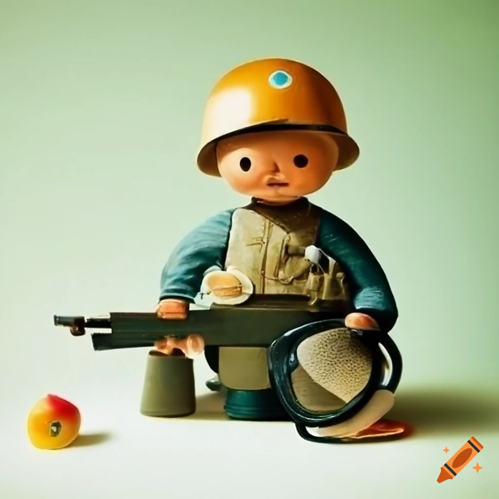 Fisher Price toy set depicting WWII characters